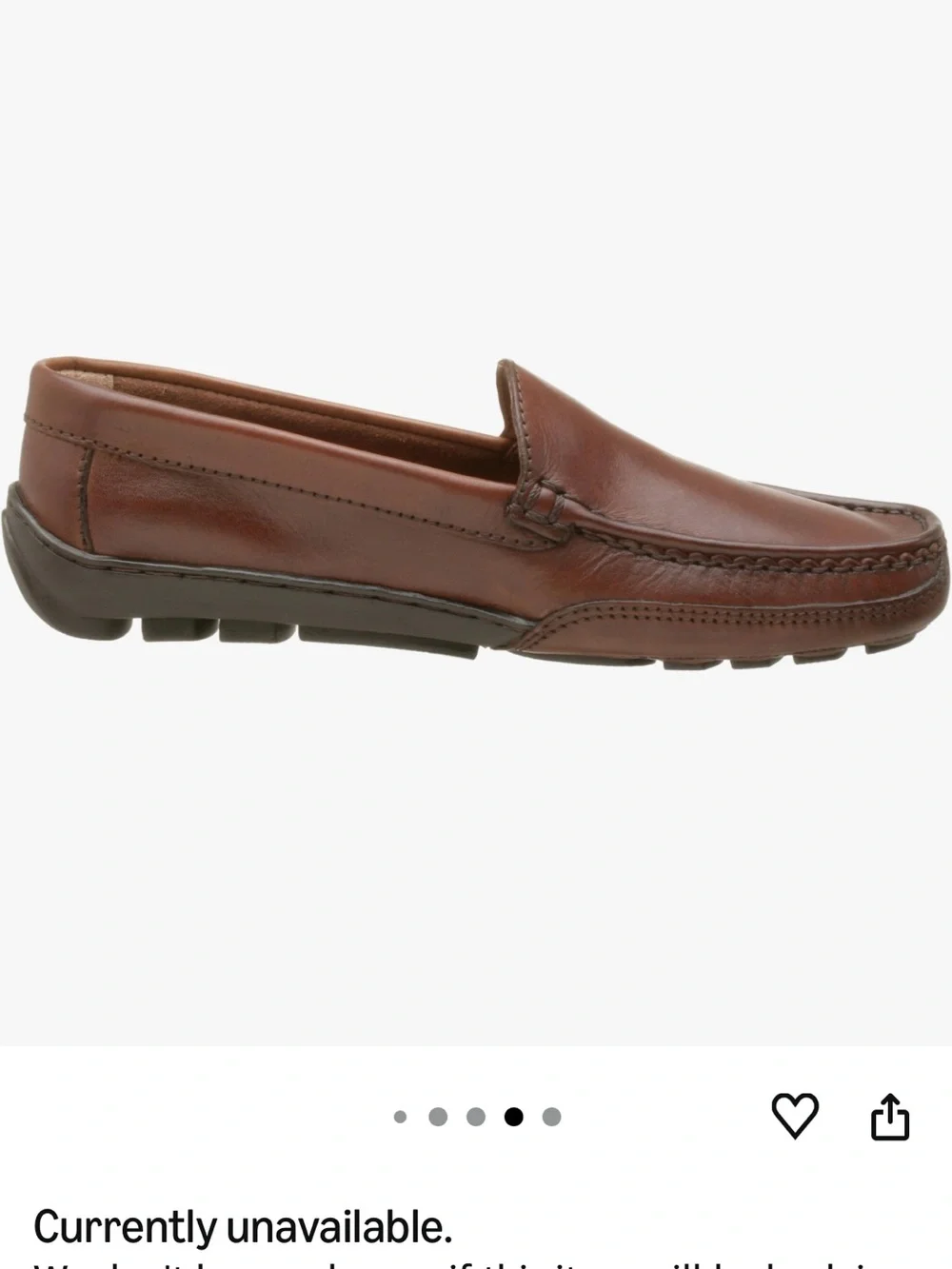 Giorgio Brutini Men's Brown Leather Slip-On Loafers